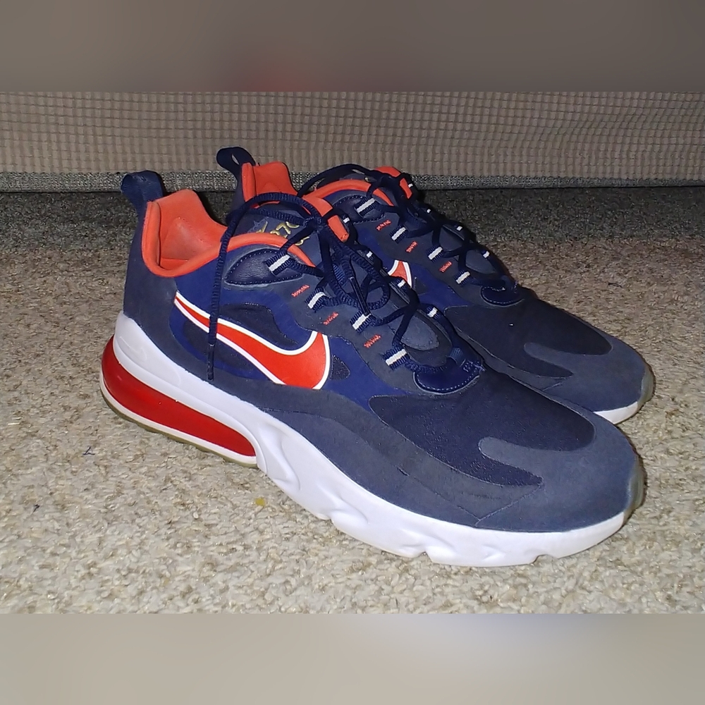 Men Nike Air70 React Blue Sneakers Size 10.5
